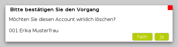 Account löschen